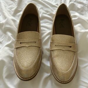 Corkys Shimmering Gold Loafers